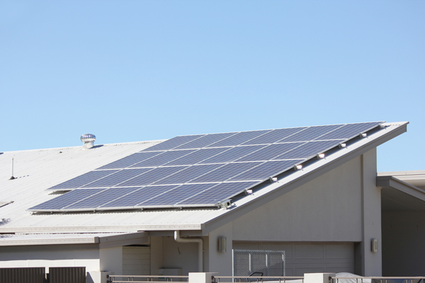 Solar Panels on Garage