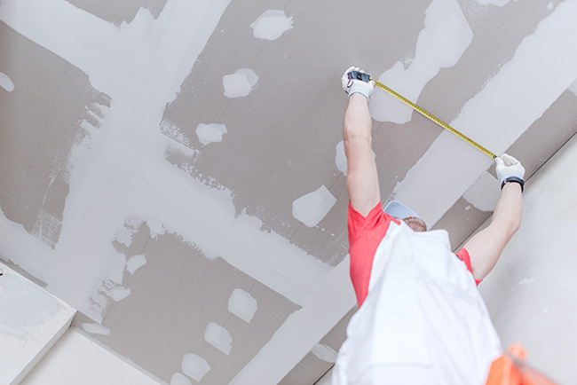 drywall a garage