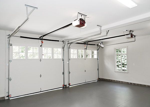 clean and organized garage floor