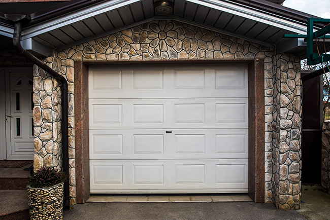 brick detached garage