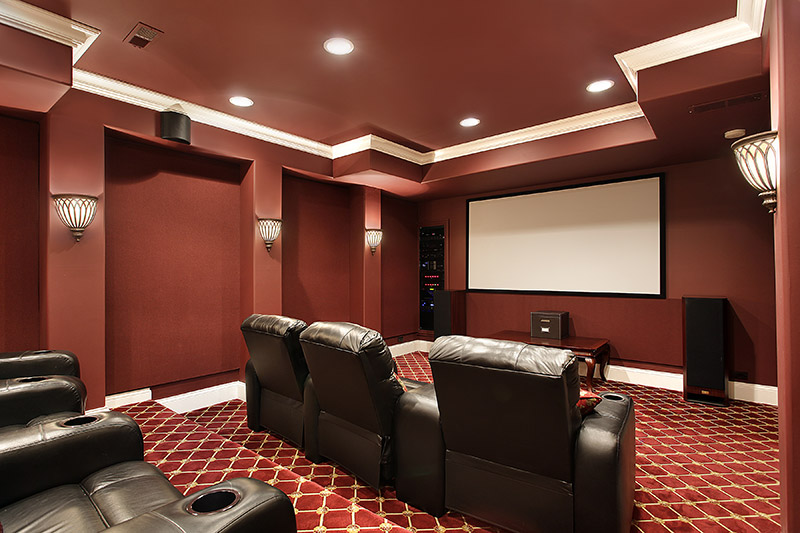 garage home theater ideas