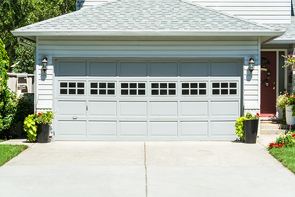 closed garage door