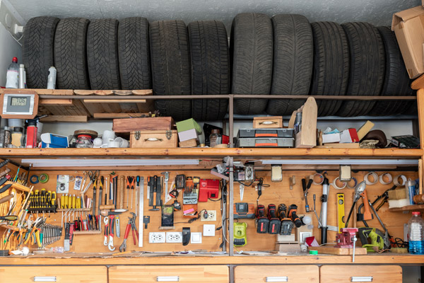 Home Suburban Garage Interior