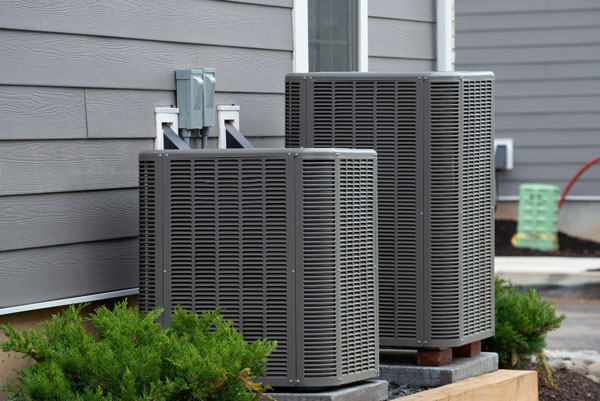 Air Conditioner Near The House