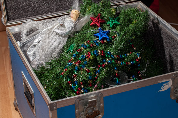 Christma Tree Decorations Taken Down