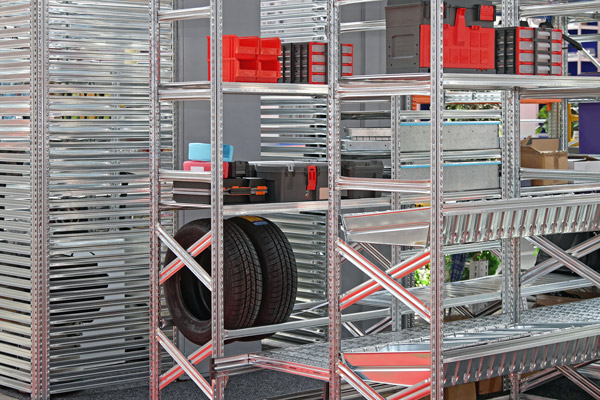 Modular Metal Shelving System