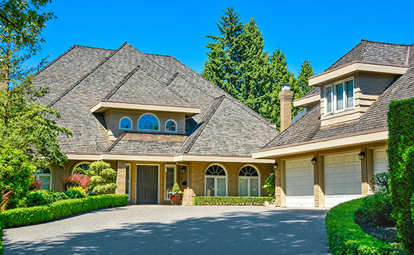 matching detached garage and house