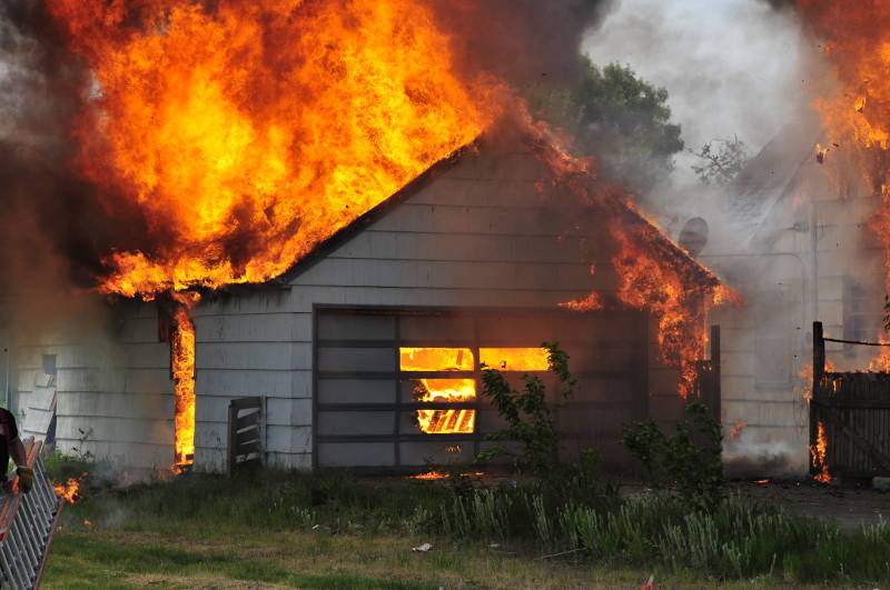 garage fire