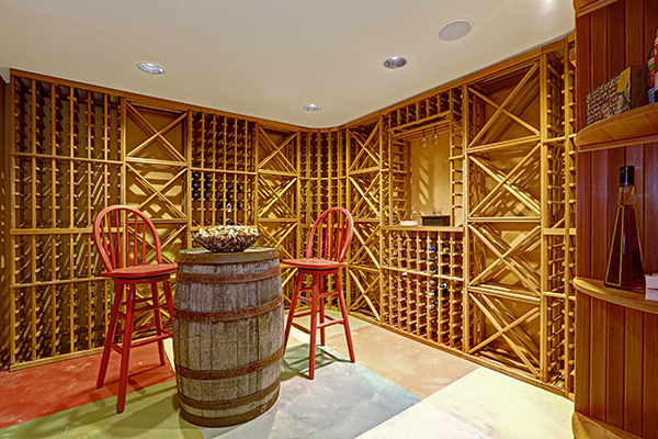 garage wine storage